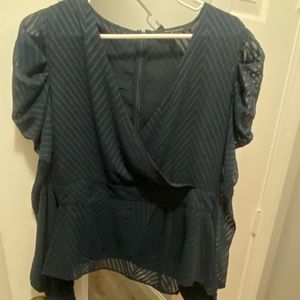 Walter Baker blue women’s blouse NWOT